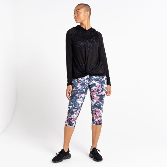 Damen Results leichtes Sweatshirt Schwarz