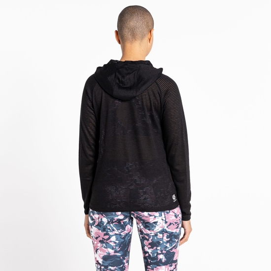 Damen Results leichtes Sweatshirt Schwarz