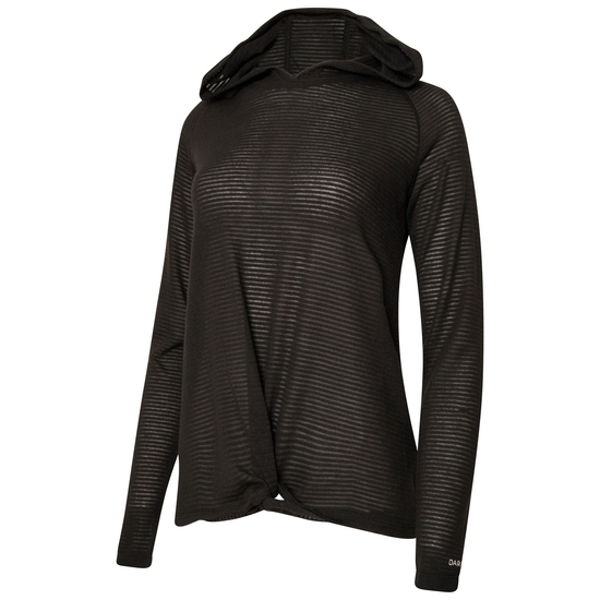 Damen Results leichtes Sweatshirt Schwarz