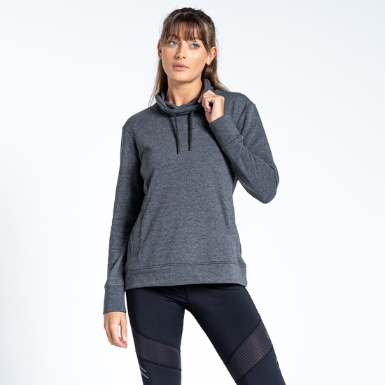 Women's Crystallize Sweater Charcoal Grey Marl