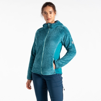 Dare 2b Women's Mountain Series Active Fleece - Giacca In Pile Elasticizzato Con Cerniera E Tasche - Realizzata In Poliestere Riciclato - Ideale Per Escursionismo E Attività Outdoor