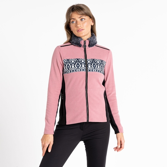 Damen Engross II Sweatshirt mit durchgehendem Reißverschluss Rosa