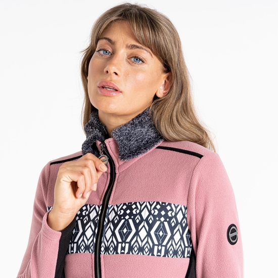 Women's Engross II Full Zip Sweater Mesa Rose Black