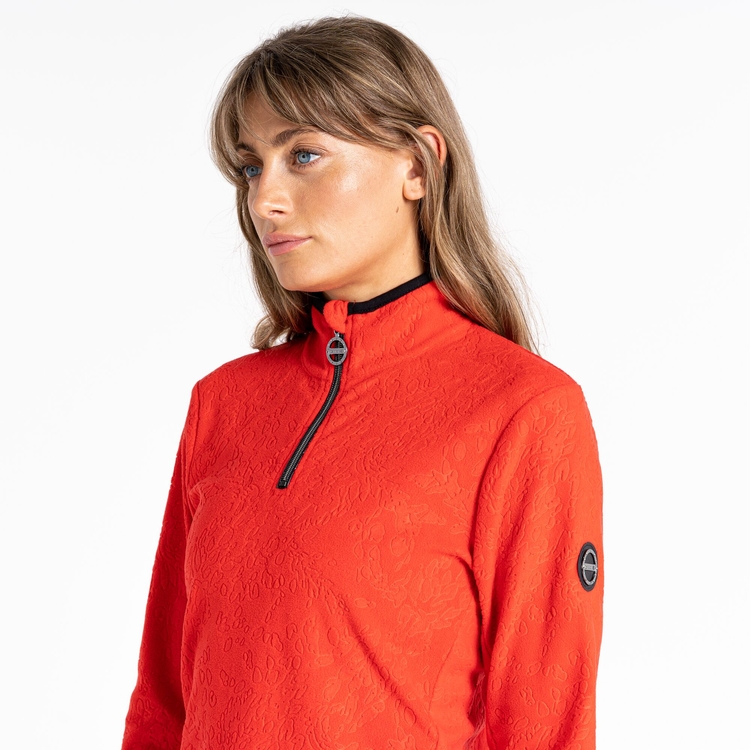 Polaire demi zip Femme SAVY II Rouge Dare2B FR