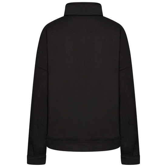 Damen Recoup II Sweatshirt mit halblangem Reißverschluss Schwarz