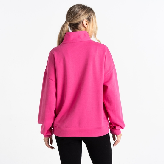 Women's Recoup II Half Zip Sweatshirt Pure Pink