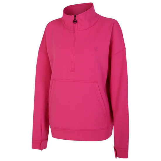 Women's Recoup II Half Zip Sweatshirt Pure Pink