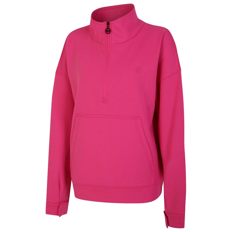 Women's Recoup II Half Zip Sweatshirt - Pure Pink