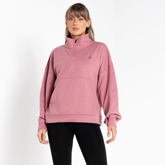 Women's Recoup II Half Zip Sweatshirt Mesa Rose