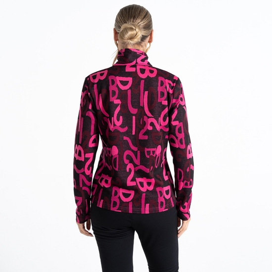 Women's Glades Sweater  Pure Pink Graffiti Print