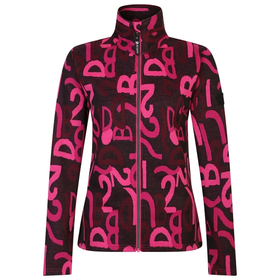 Women's Glades Sweater  Pure Pink Graffiti Print