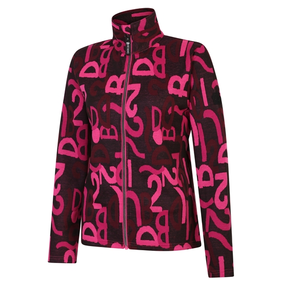 Women's Glades Sweater  Pure Pink Graffiti Print