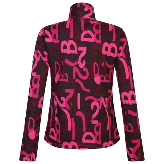 Women's Glades Sweater  Pure Pink Graffiti Print