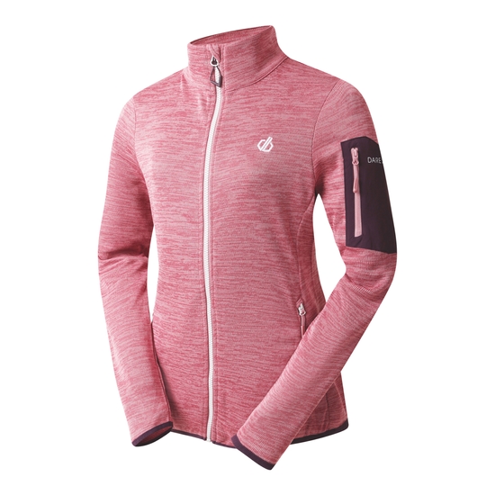Women's Torrek Mountain Zip Through Fleece Lilas & Deep Plum 