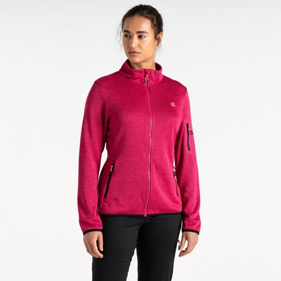 Women's Mountain Series Zip Through Fleece Berry Pink