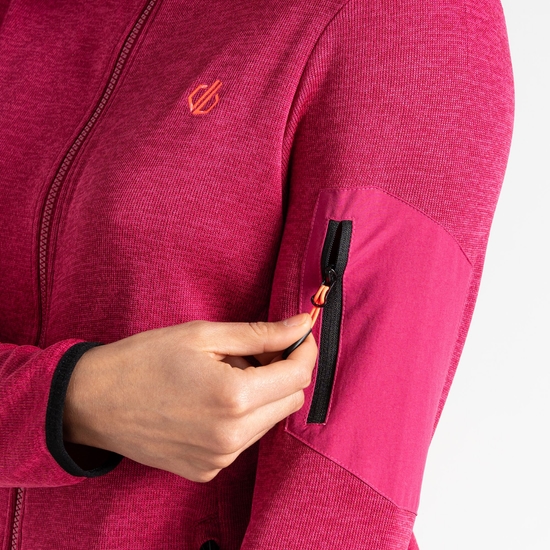 Women's Torrek Mountain Zip Through Fleece Berry Pink