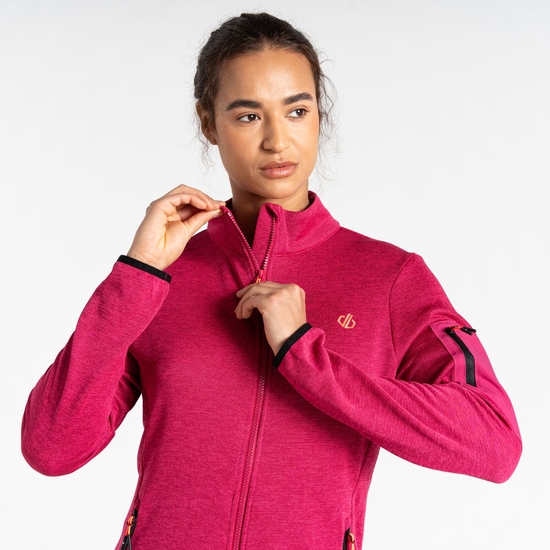 Women's Torrek Mountain Zip Through Fleece Berry Pink