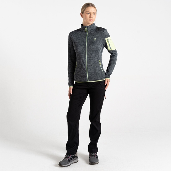 Women's Torrek Mountain Zip Through Fleece Stormy Weather & Butterfly Green 