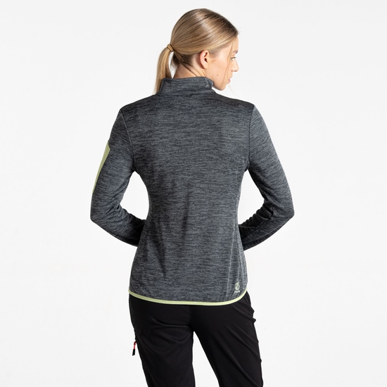 Women's Torrek Mountain Zip Through Fleece Stormy Weather & Butterfly Green 