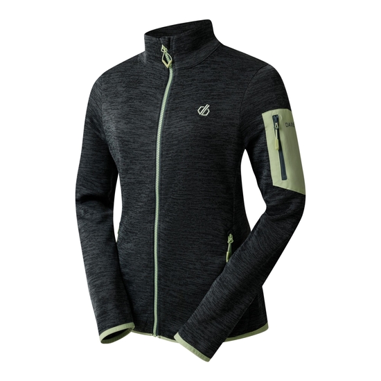 Women's Torrek Mountain Zip Through Fleece Stormy Weather & Butterfly Green 