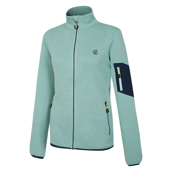 Women's Torrek Mountain Zip Through Fleece Mint Green