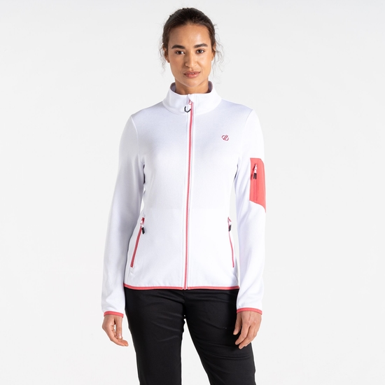 Women's Mountain Series Zip Through Fleece White