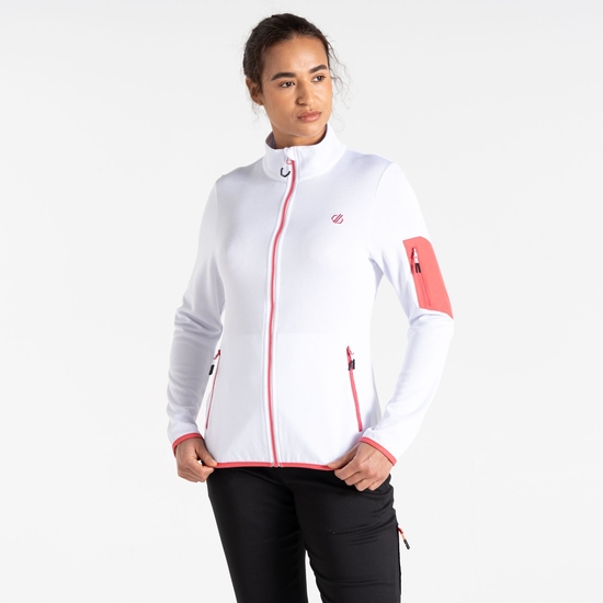 Women's Torrek Mountain Zip Through Fleece White