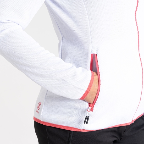 Women's Torrek Mountain Zip Through Fleece White