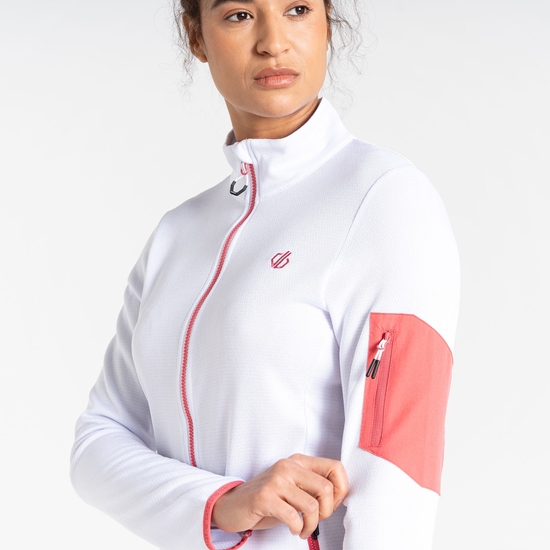 Women's Torrek Mountain Zip Through Fleece White