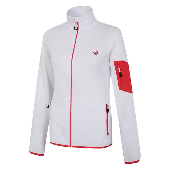 Women's Torrek Mountain Zip Through Fleece White