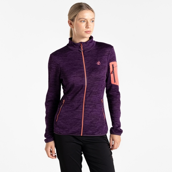 Women's Torrek Mountain Zip Through Fleece Deep Plum