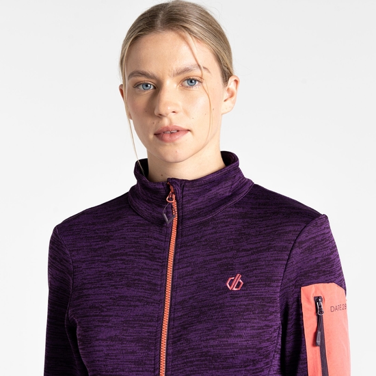 Women's Torrek Mountain Zip Through Fleece Deep Plum