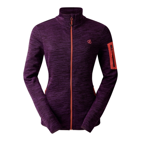 Women's Torrek Mountain Zip Through Fleece Deep Plum