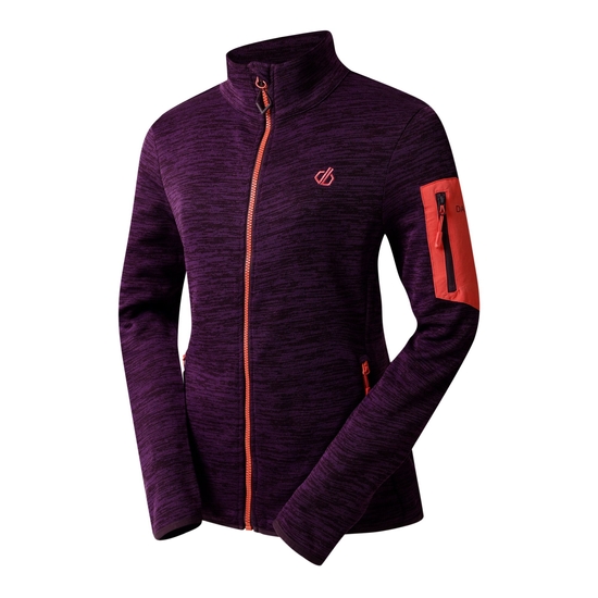 Women's Torrek Mountain Zip Through Fleece Deep Plum