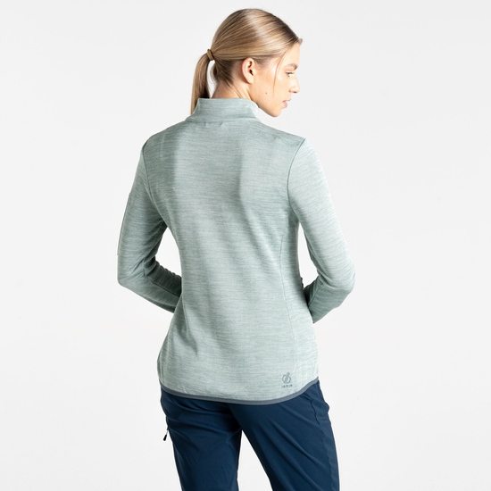 Women's Torrek Mountain Zip Through Fleece Aquifer & Peach Bloom 