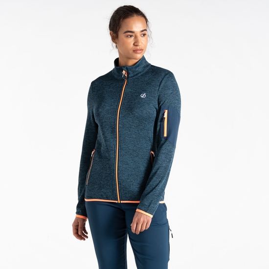 Women's Mountain Series Zip Through Fleece Moonlight Denim