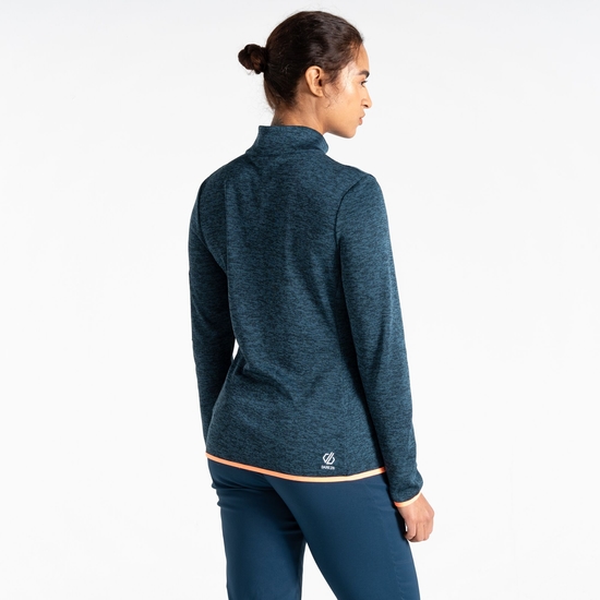 Women's Torrek Mountain Zip Through Fleece Moonlight Denim