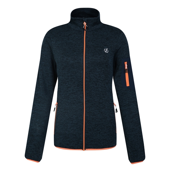 Women's Torrek Mountain Zip Through Fleece Moonlight Denim