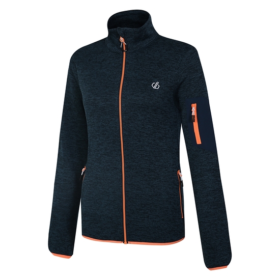 Women's Torrek Mountain Zip Through Fleece Moonlight Denim