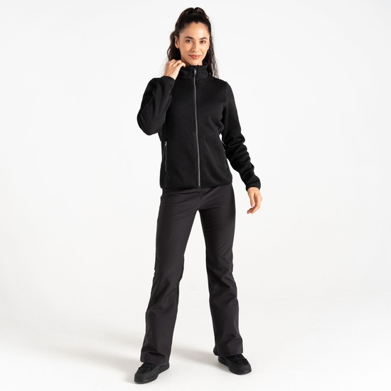 Damen Descend Sweatshirt Schwarz