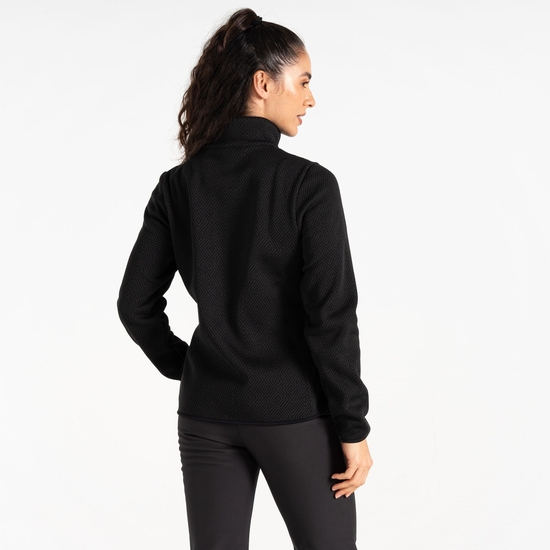 Damen Descend Sweatshirt Schwarz