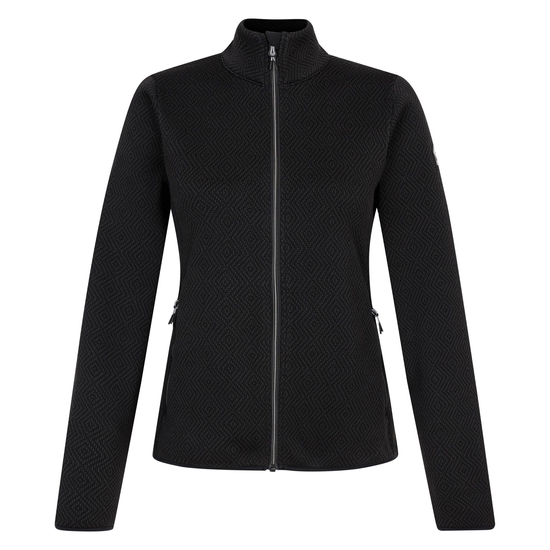 Damen Descend Sweatshirt Schwarz