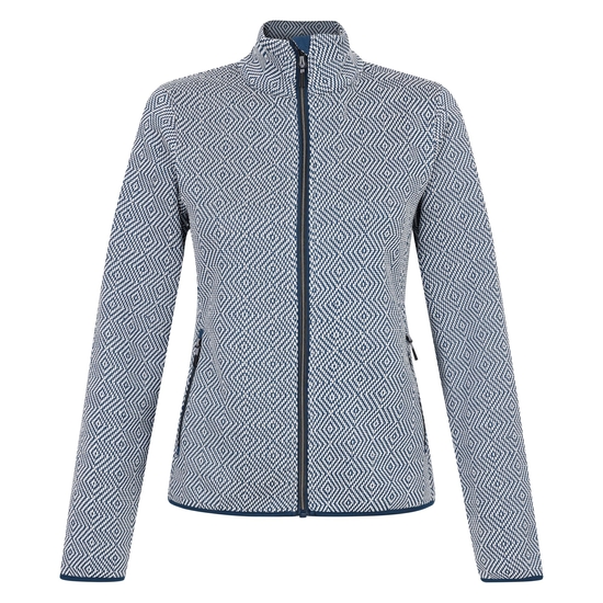 Damen Descend Sweatshirt Dunkelblau & Weiß