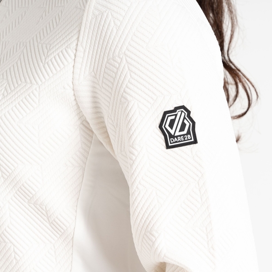 Damen Glissade Sweatshirt Crème