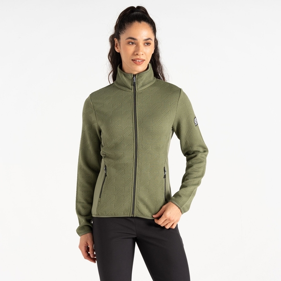 Pull Femme Glissade Olive Verte