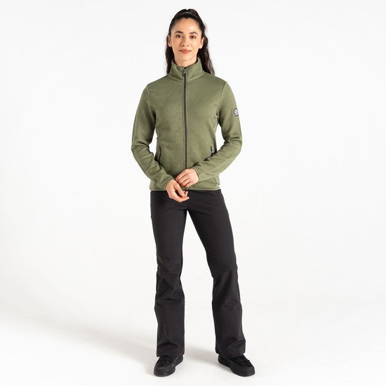 Pull Femme Glissade Olive Verte