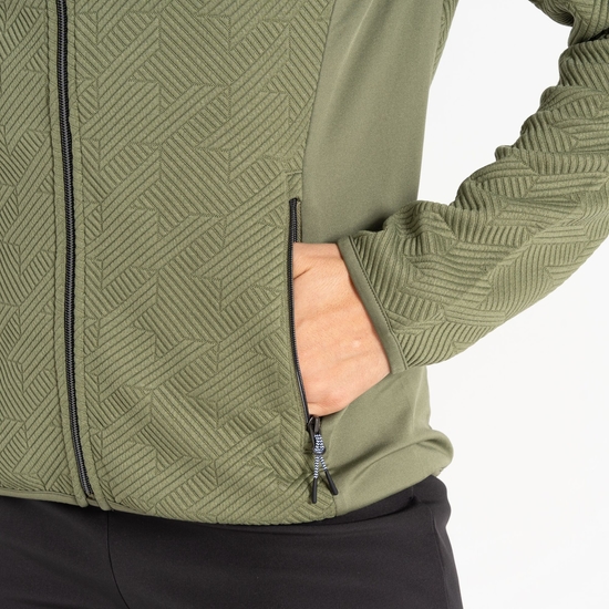 Pull Femme Glissade Olive Verte
