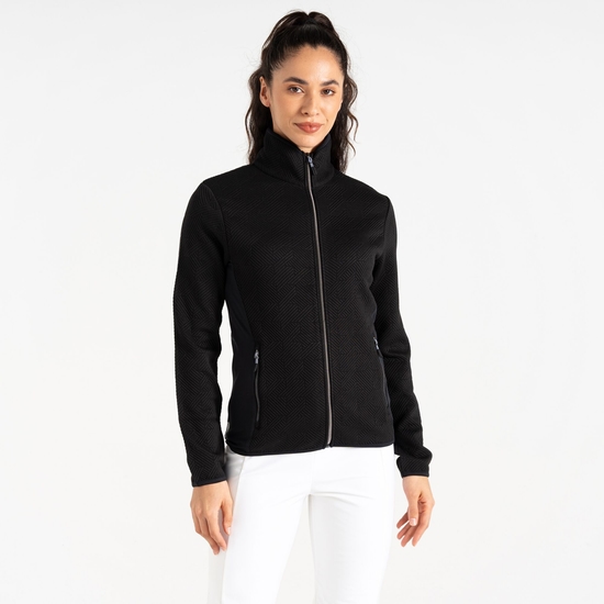 Damen Glissade Sweatshirt Schwarz