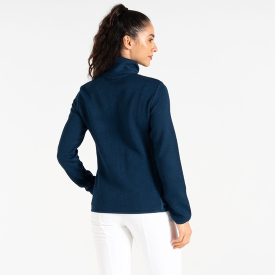 Damen Glissade Sweatshirt Dunkelblau