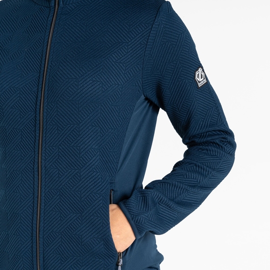 Damen Glissade Sweatshirt Dunkelblau